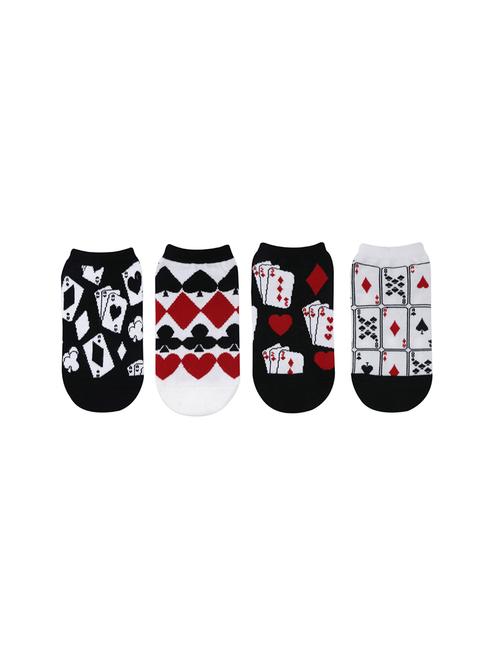 women pack of 4 printed ankle length socks - 17406120 - Very Small Image - 1