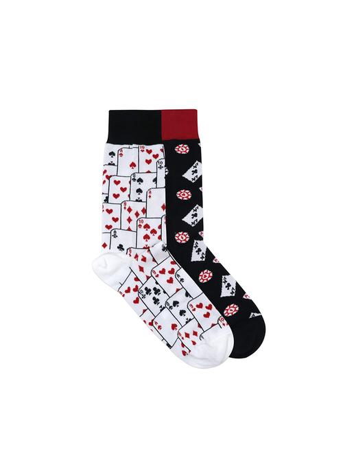 men pack of 2 printed above ankle length sock - 17406123 - Very Small Image - 1