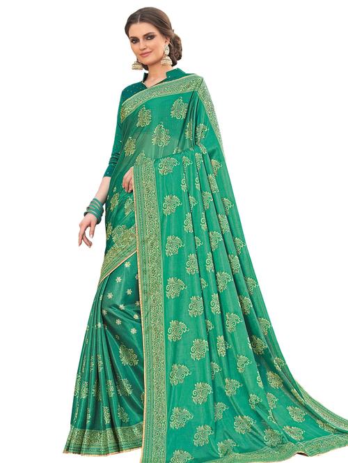 paisley printed saree - 17406513 - Very Small Image - 1