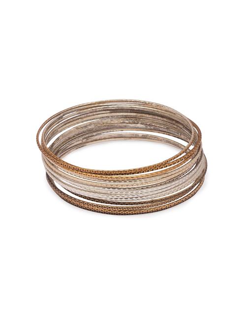 gold metal bangle bracelet - 17407282 - Very Small Image - 1