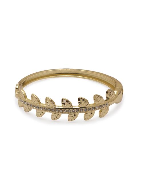 gold metal cuffs bracelet - 17407310 - Very Small Image - 1
