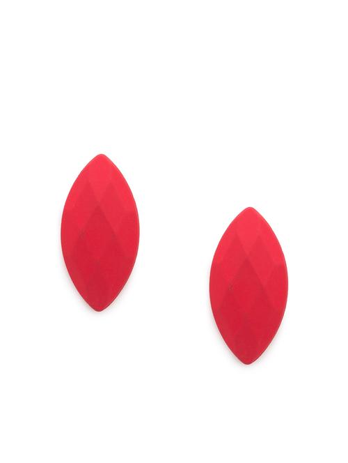 red metal studs earring - 17407406 - Very Small Image - 1