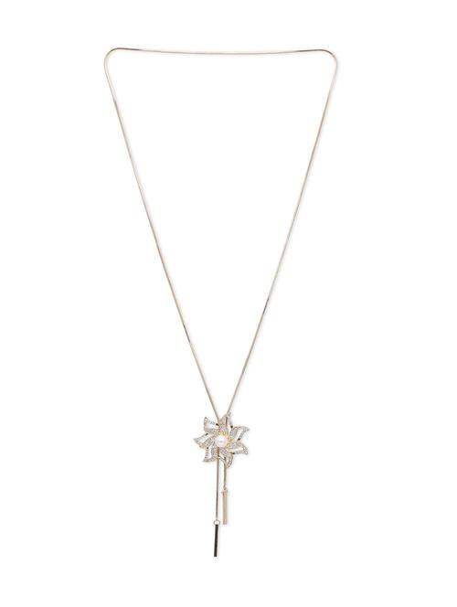 gold metal chain necklace - 17407437 - Very Small Image - 1