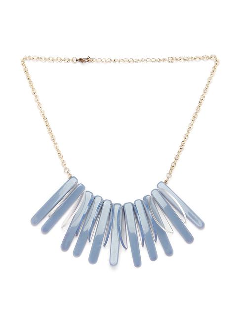 gold metal statement necklace - 17407493 - Very Small Image - 1