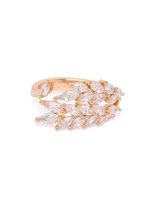 gold metal finger ring - 17407532 - Very Small Image - 1