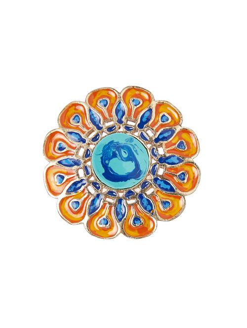 gold metal finger ring - 17407546 - Very Small Image - 1