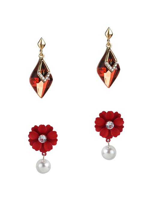multi colored metal combo's. earring - 17408493 - Very Small Image - 1