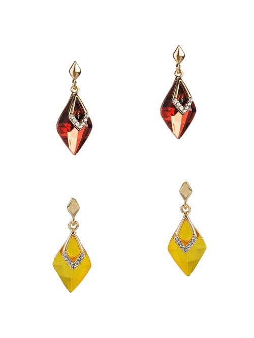 multi colored metal combo's. earring - 17408495 - Very Small Image - 1