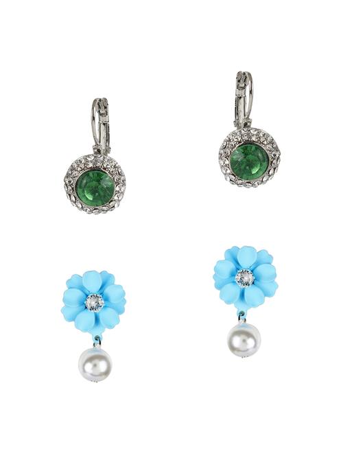 multi colored metal combo's. earring - 17408510 - Very Small Image - 1