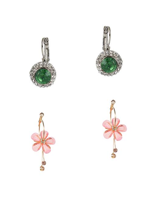multi colored metal combo's. earring - 17408516 - Very Small Image - 1