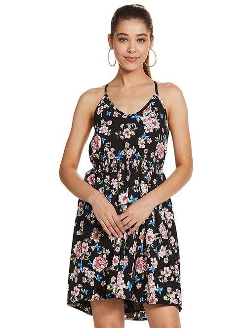 halter neck floral dress - 17408536 - Very Small Image - 1