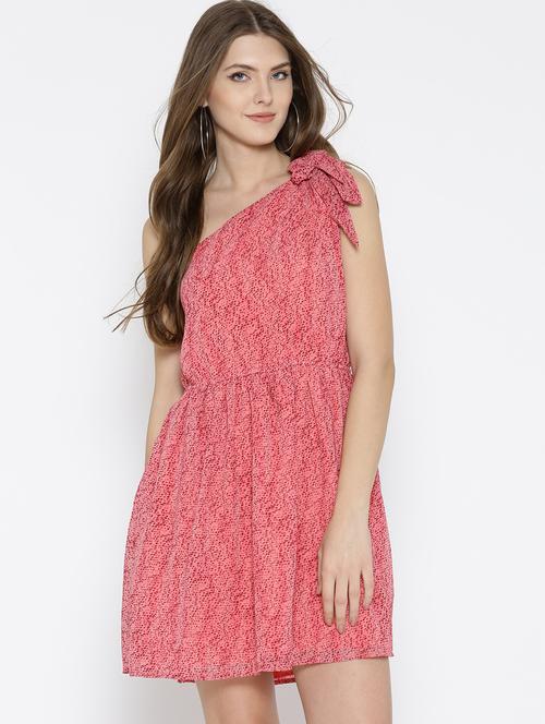 single shoulder a-line dress - 17408538 - Very Small Image - 1