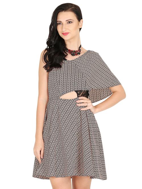 v-neck single shoulder dress - 17408741 - Very Small Image - 1