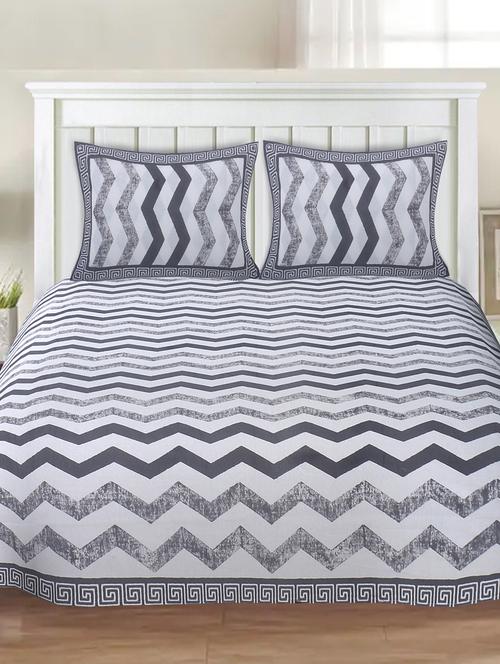 cotton jaipuri printed king size double bedsheet with 2 pillow cover - 17409654 - Very Small Image - 1