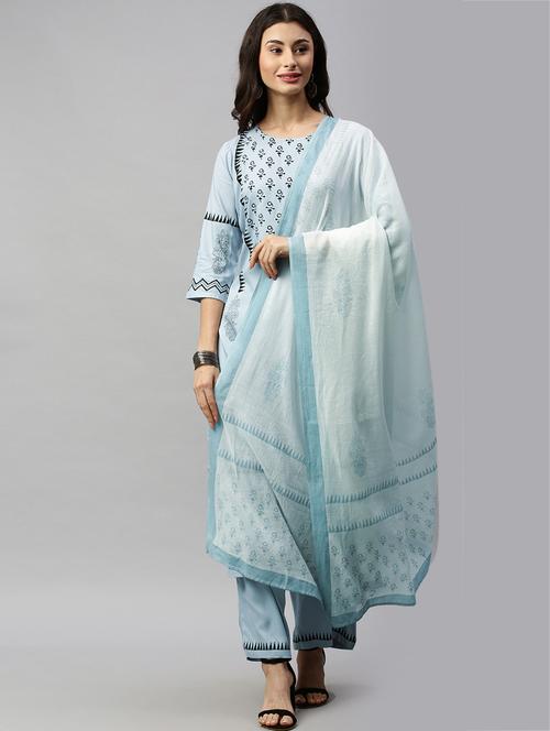 block print suit set - 17409681 - Very Small Image - 1