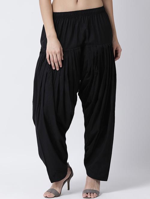 black cotton khajuri salwar salwars - 17410195 - Very Small Image - 1