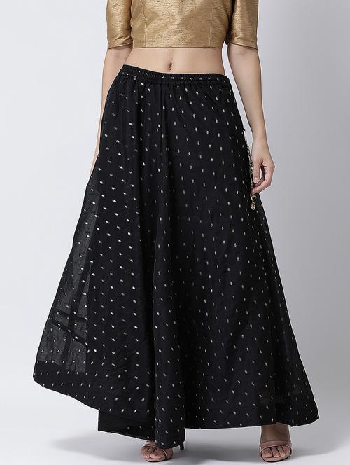 geometrical flared skirt - 17410263 - Very Small Image - 1