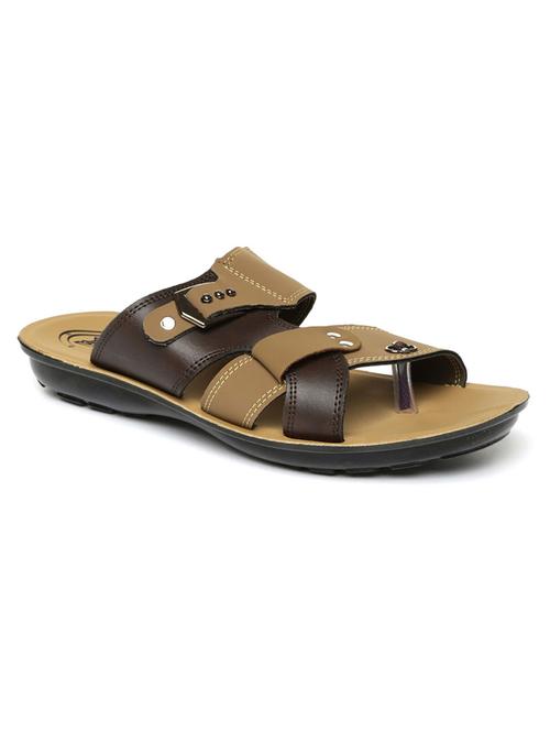 yellow fabric slip on sandals - 17411354 - Very Small Image - 1