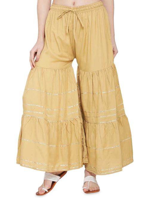 solid gota work sharara - 17411479 - Very Small Image - 1