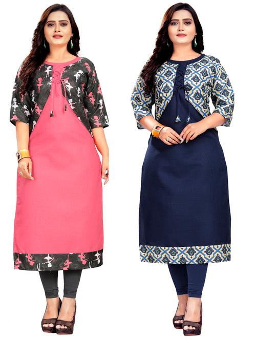 set of 2pcs combos kurta - 17412155 - Very Small Image - 1