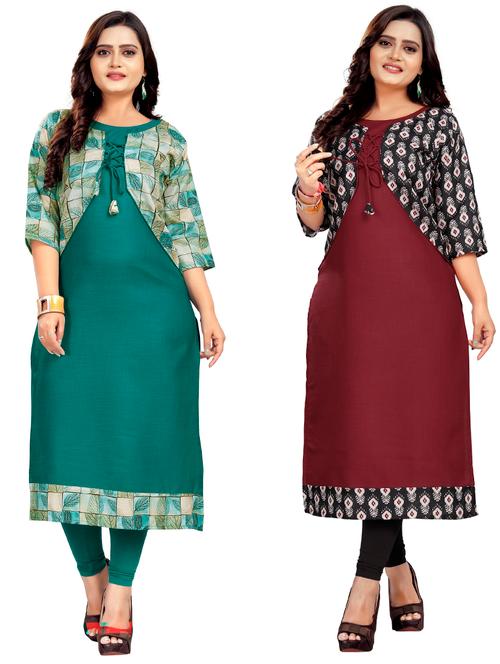 set of 2pcs combos kurta - 17412167 - Very Small Image - 1