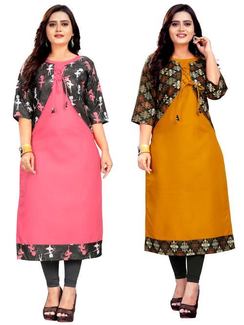 set of 2pcs combos kurta - 17412172 - Very Small Image - 1