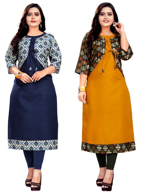set of 2pcs combos kurta - 17412175 - Very Small Image - 1