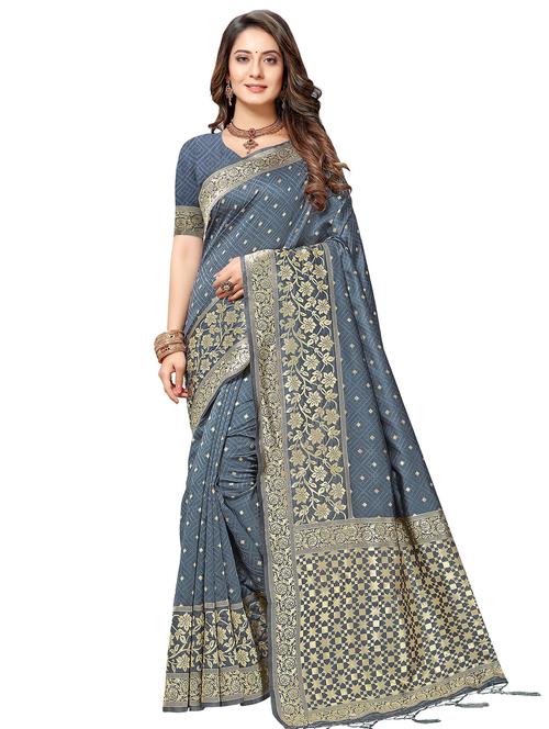 ethnic motifs paithani saree - 17412948 - Very Small Image - 1