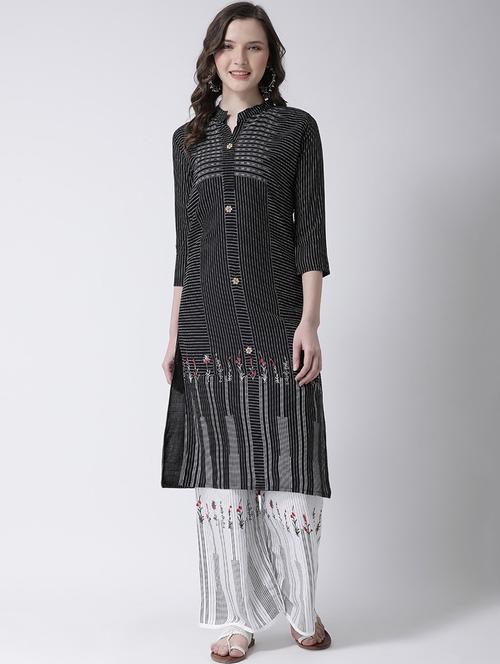 printed kurta palazzo set - 17413599 - Very Small Image - 1