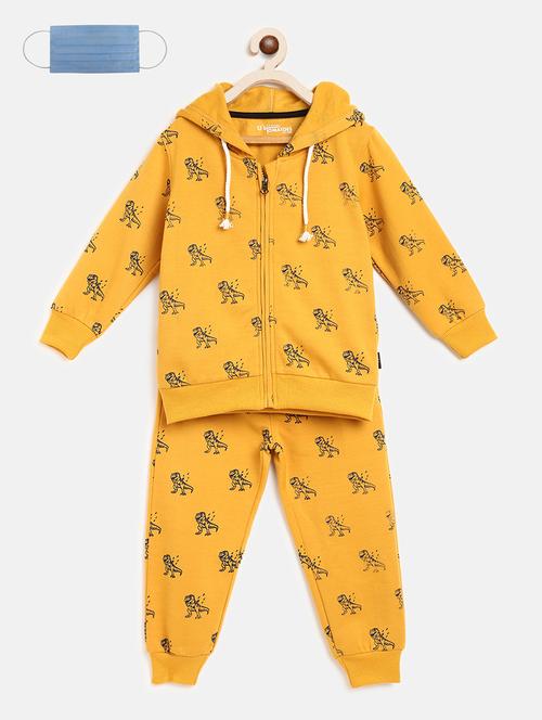 yellow fleece track wear - 17413933 - Very Small Image - 1