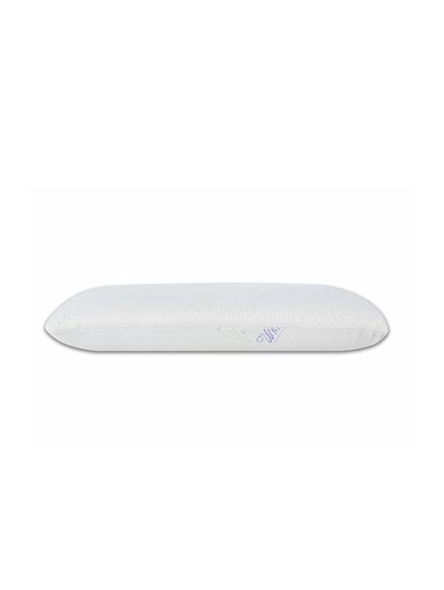 the white willow regular orthopedic memory foam small size neck & back support sleeping bed pillow - multicolor - 17414323 - Very Small Image - 1
