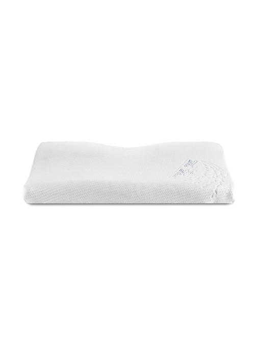 the white willow special ergonomic contour cervical memory foam anti-snoring bed pillow - multicolor - 17414337 - Very Small Image - 1