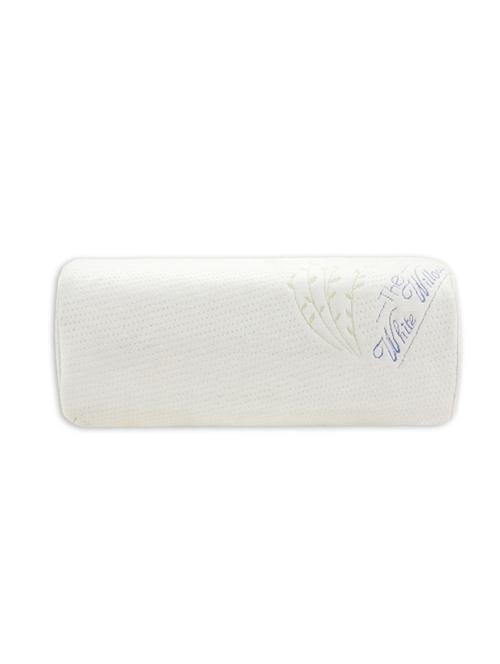 the white willow orthopedic memory foam round bed wedge leg rest pillow - multicolor - 17414338 - Very Small Image - 1