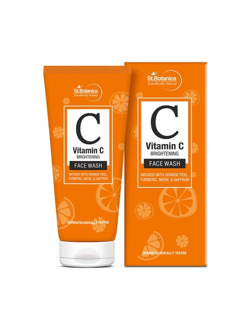 stbotanica vitamin c brightening face wash 100ml (tube) - 17416521 - Very Small Image - 1