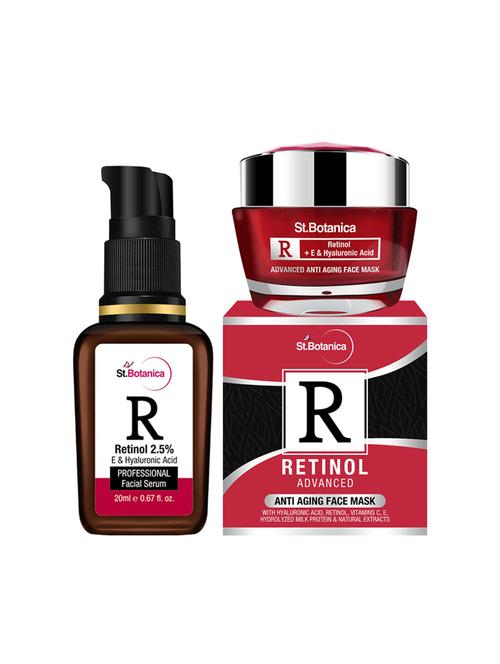 stbotanica retinol care | retinol face serum 20ml + retinol face mask 50g - 17416532 - Very Small Image - 1