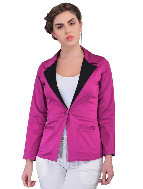single button casual blazer - 17416820 - Very Small Image - 1