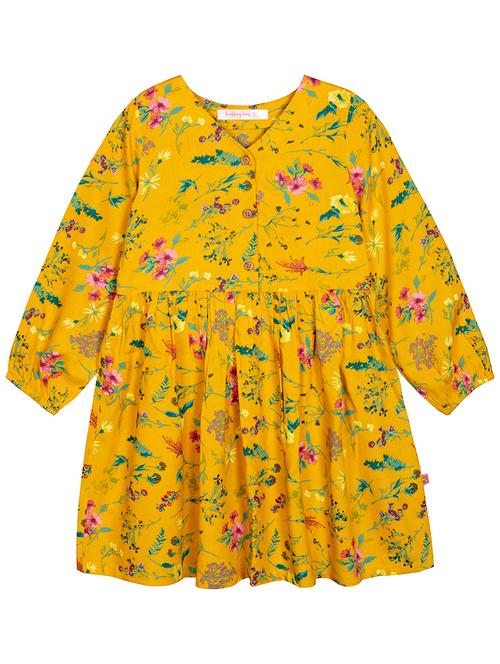 yellow viscose frock - 17416911 - Very Small Image - 1
