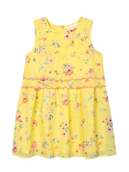 yellow polyester frock - 17416919 - Very Small Image - 1