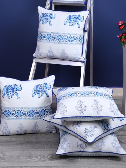 cotton cushion cover (set of 5) - 17417384 - Very Small Image - 1