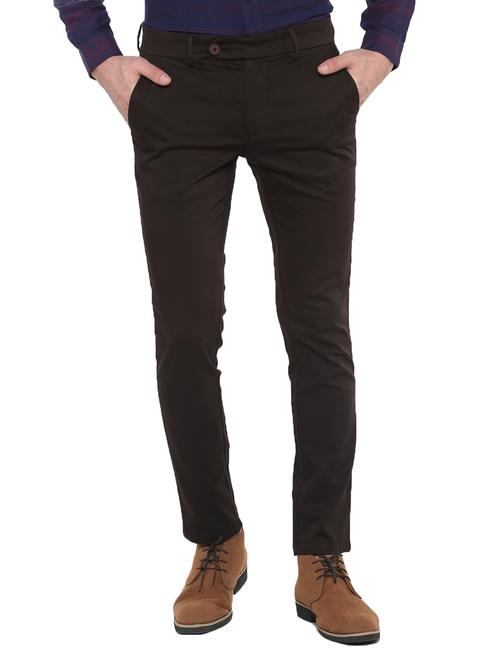 brow solid chinos - 17417459 - Very Small Image - 1