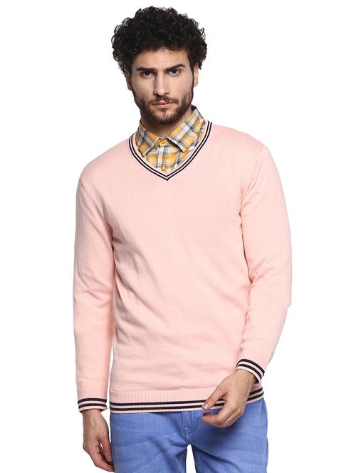 pink solid pullover - 17417499 - Very Small Image - 1