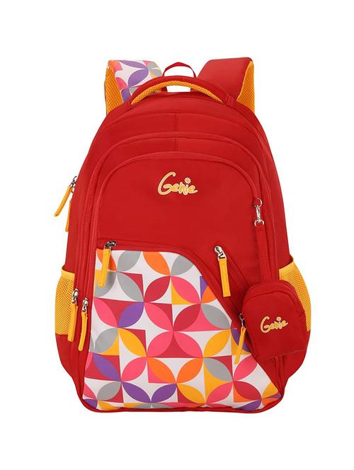 red polyester backpack - 17417656 - Very Small Image - 1