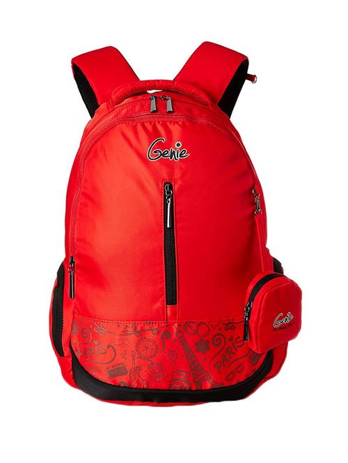 red polyester backpack - 17417664 - Very Small Image - 1