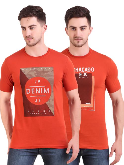 multi colored printed t-shirts combo - 17417836 - Very Small Image - 1