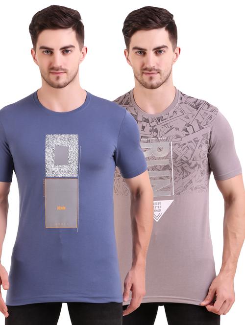 multi colored printed t-shirts combo - 17417955 - Very Small Image - 1