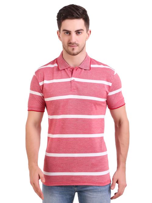 red striped polo t-shirt - 17417996 - Very Small Image - 1