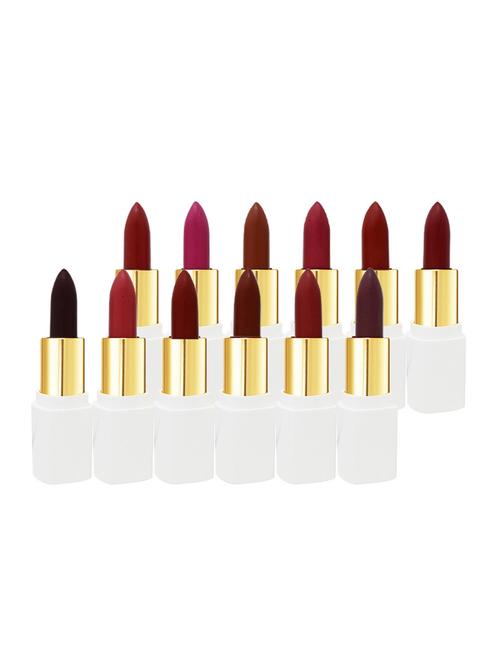 ads perfection beauty matte lipstick, (a01740a), multicolor, 4.5g each, pack of 12 - 17418282 - Very Small Image - 1