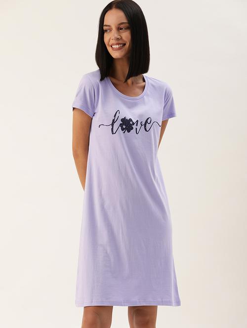 printed night dress - 17418735 - Very Small Image - 1