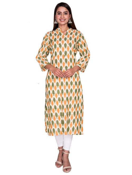 ikat straight kurta - 17419021 - Very Small Image - 1