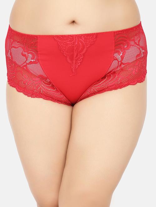 red lace hipster panty - 17419332 - Very Small Image - 1